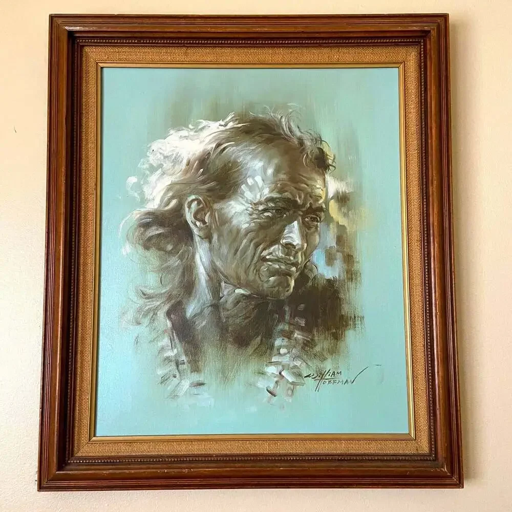 VTG William Hoffman Oil On Canvas Painting